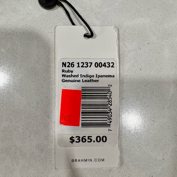 Brahmin Duxbury Satchel - Washed Indigo Ipanema - FLAWLESS Like New Condition - Picture 8 of 12